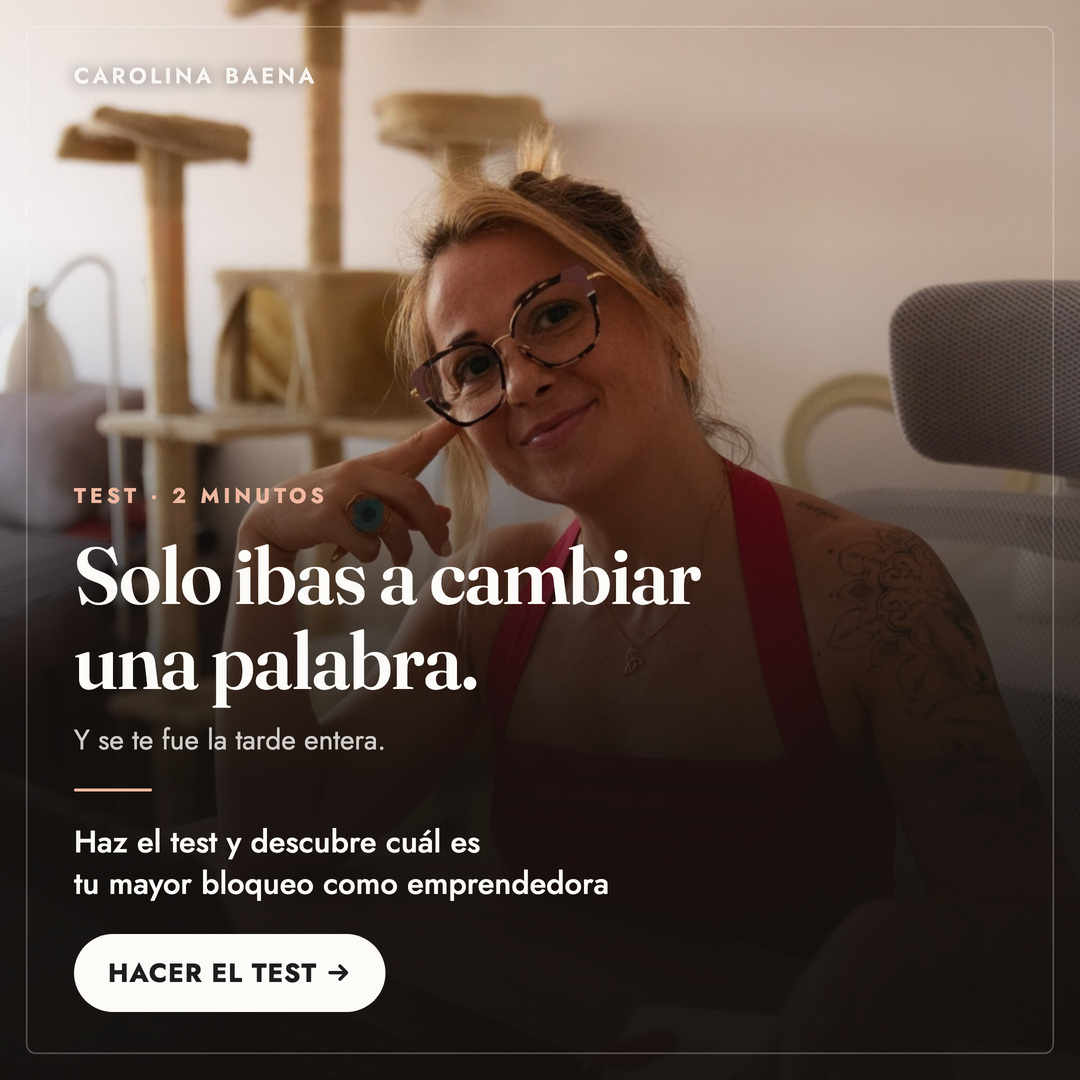 Solo una palabra más